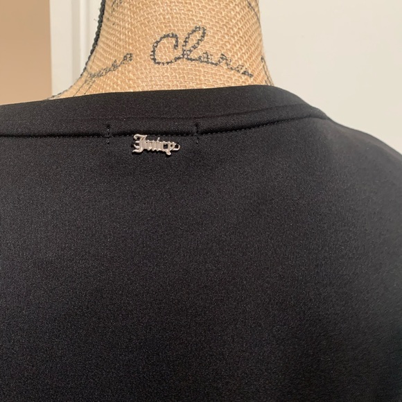 Juicy Couture Pink & Black Embellished Sweatshirt - Picture 4 of 8